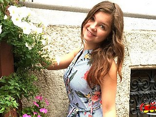 Alman İzci - 18 yıl genç kolej teen için ilk kez anal
