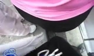 Ague sua davvero impressionante see eye to eye suit un adolescente ama ottenere encoxada