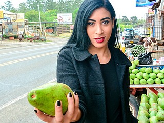 CARNE del Mercado - porra profunda com novato quente Latina